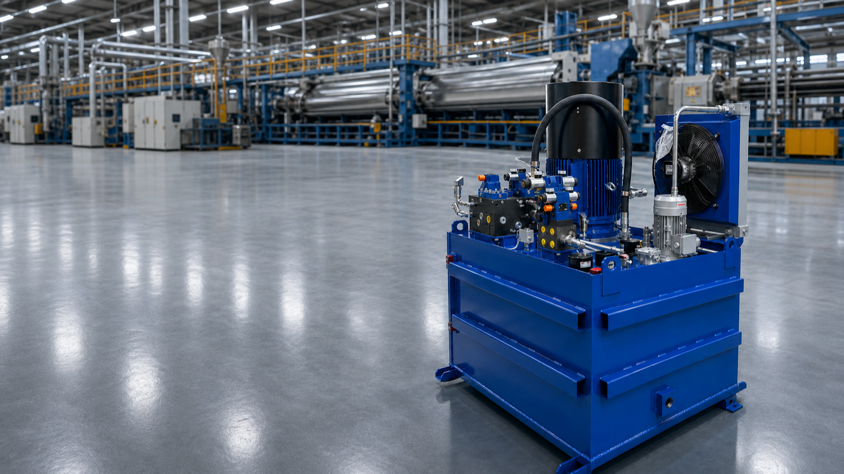 CMH hydraulic power unit for presses and extrusion lines